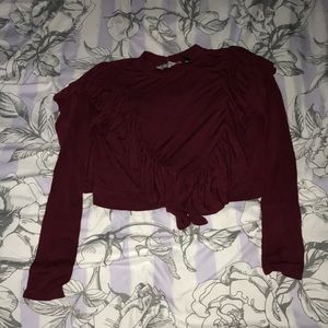 Long Sleeve Crop Top